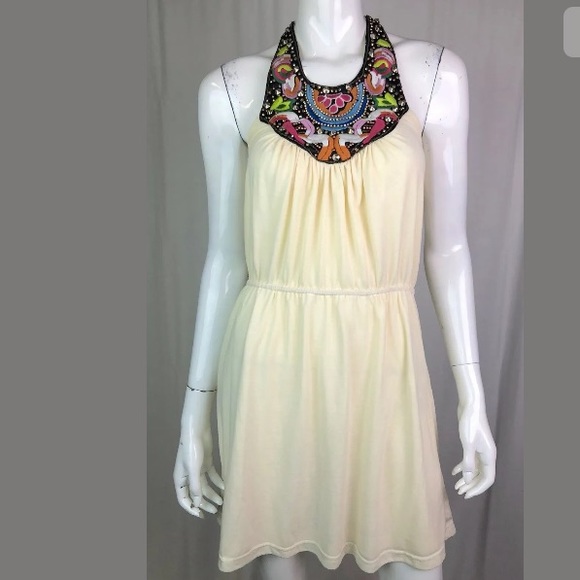 Meghan Fabulous Beaded Embroidered Boho Dress - Picture 3 of 8